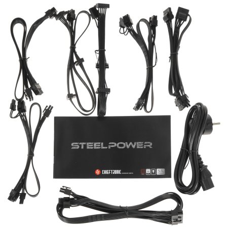 Блок питания Chieftec SteelPower BDK-750FC, 750Вт, 80 PLUS Bronze, 120мм, модульный, черный