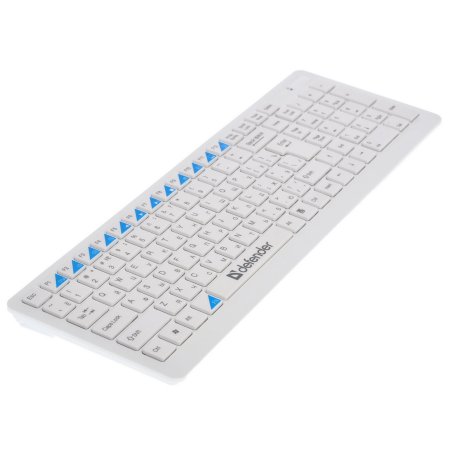 Комплект клавиатура + мышь Defender Skyline 895 Nano W (белый) Кл:104, 1000/1500/2000dpi