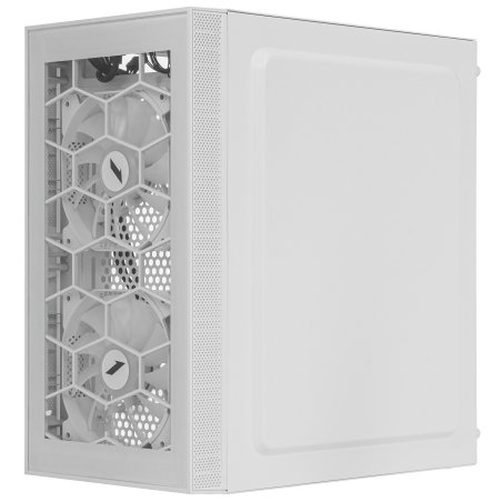 Компьютерный корпус 1STPLAYER FIREBASE X1 белый/mATX/3x120мм LED fans/X1-WH-3F1-W