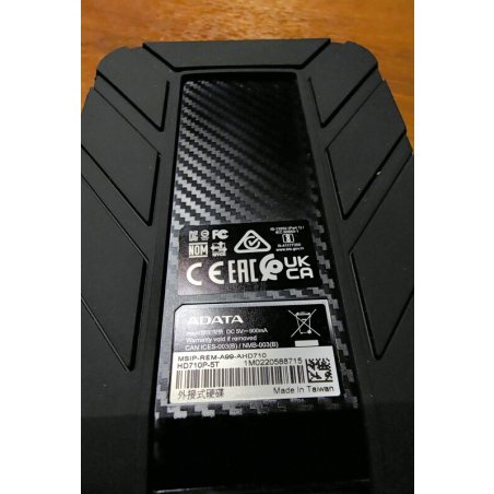 Внешний HDD 2.5" ADATA HD710P, 5TB, USB 3.2 Gen 1 Type-A, 5400 rpm, черный