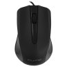 Мышь проводная Qumo Office Union M66 черный, 1000 dpi, USB, кнопки - 3