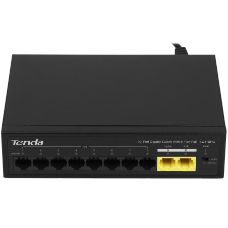 Коммутатор Tenda SG110PC 10PORT 10/100/1000M