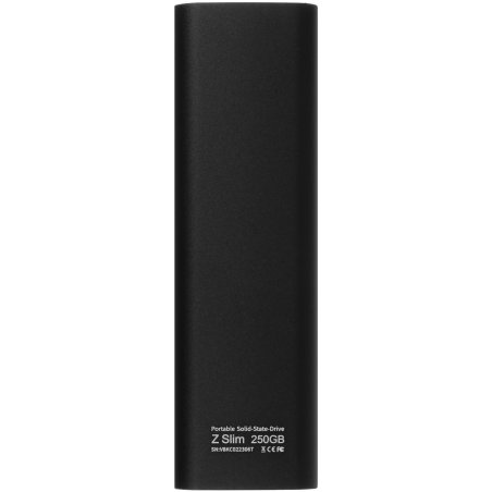 Внешний SSD Netac Z SLIM, 250 Gb, USB 3.2 Gen 2 Type-C, R/W 550/480, черный