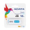 Флешка USB ADATA C008 (AC008-16G-RWE), 16Gb, USB 2.0, R/W 15/5, белый/синий