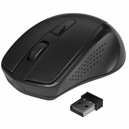 Мышь беспроводная Defender Datum MM-265 черный, 1600 dpi, радиоканал, USB, кнопки - 4