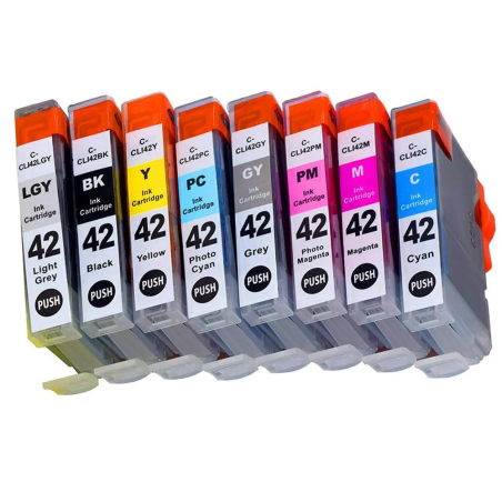 Набор струйных картриджей NVPrint для Canon CLI-42 (NV-6384B010) 8 цветов для Canon Pixma PRO-100, 100S