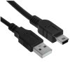 Кабель USB 2.0 A-->mini-B 5P (1м) черный TELECOM/VCOM <TC6911BK-1.0M>