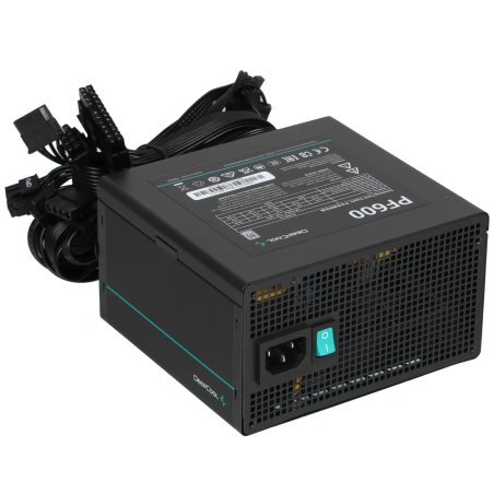 Блок питания Deepcool / GamerStorm PF600 (R-PF600D-HA0B-WDEU), 600Вт, 80 PLUS, 120мм, черный