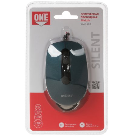 Мышь проводная Smartbuy ONE 338 черная