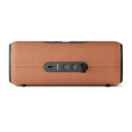 Умная колонка Яндекс Станция Стрит, 30Вт, компактная, 2 динамика, Wi-Fi, Bluetooth 5.0, Алиса, оранжевый