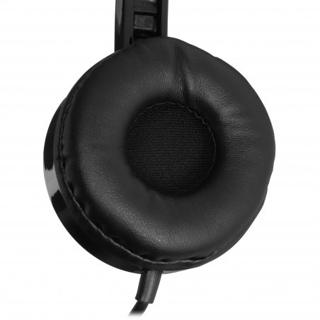 Гарнитура Rapoo H120 чёрный, проводная, USB