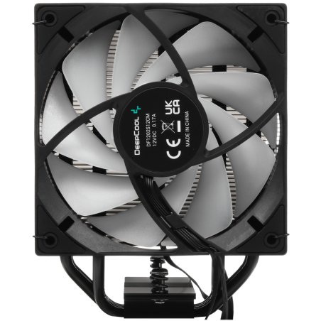 Кулер для процессора DEEPCOOL AG400 DIGITAL PLUS черный, 120 мм, алюминий/медь, 2100 об/мин, 31.6 дБ, 4 pin, 220 Вт, 152.7 мм