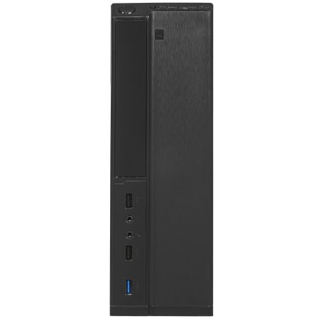 Компьютерный корпус Desktop ExeGate MI-207U (mini-ITX/mATX, без БП, 2*USB+1*USB 3.0, аудио, черный)