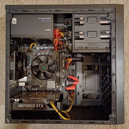 Кулер для процессора DEEPCOOL THETA 21 PWM черный/синий, 92 мм, алюминий, 2400 об/мин, 33.4 дБ, 4 pin, 95 Вт, 60.5 мм