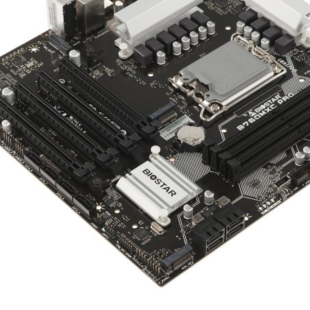 Материнская плата Biostar B760MXC PRO, LGA 1700, Intel B760, 4xDDR4, 8xSATA, 2xM.2, 1xPCIe 4.0 x16, 3xPCIe 3.0 x1, 1xHDMI, 1xDVI, 1xVGA, 1x 1Gb LAN, 4xUSB-A 3.2 Gen 2, 2xUSB-A 2.0, 3x3.5 мм, 7.1, mATX