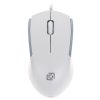 Мышь проводная Oklick 245M белый, 1000 dpi, USB, кнопки - 3