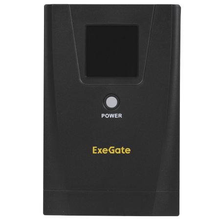 Источник бесперебойного питания ExeGate EX292795RUS SpecialPro Smart LLB-1200.LCD.AVR.2SH.3C13 1200VA/750W, LCD, AVR, 2*Schuko+3*C13, съемн.кабель, металлический корпус, черный