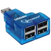 Контроллер GEMBIRD HUB USB2.0 Mini 4-port UHB-CN224