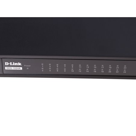 Неуправляемый коммутатор D-Link DES-1024A/E3A с 24 портами 10/100Base-TX