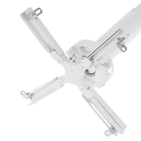 Универсальный потолочный комплект Wize Pro PR18A-W состоящий из крепления+штанги 30-46см +площадки к потолку для проектора, макс. расстояние между крепежными отверстиями 430мм, наклон +/- 25°, поворот +/- 6°, вращение 360°, до 23кг, белый PR18A-W
