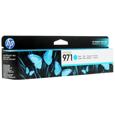 Картридж струйный HP 971 CN622AE голубой для HP OJ Pro X476dw/X576dw/X451dw/X551dw (2500стр.)