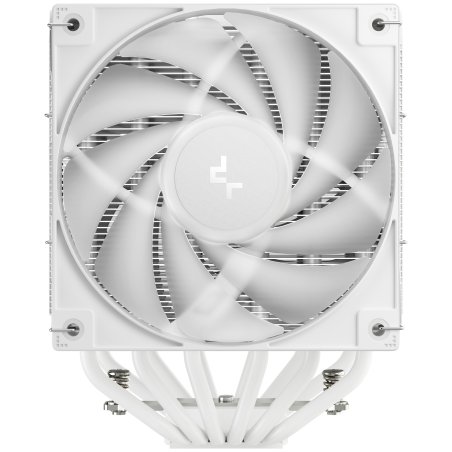 Кулер для процессора DEEPCOOL AG620 WH ARGb V2 LGA20XX/1700/1200/115X/AM5/AM4 (9шт/кор, TDP 260W, PWM, ARGb DUAL Fan 120мм, 6 тепл. трубок, белый) RET
