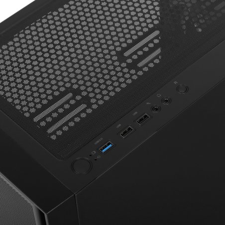 Корпус Thermaltake Versa H16 TG ARGB черный без БП mATX 11x120mm 7x140mm 2xUSB3.0 audio bott PSU