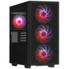 Компьютерный корпус DeepCool CH560 черный (R-CH560-BKAPE4-G-1) (ATX, без БП, 2хUSB, с окном)
