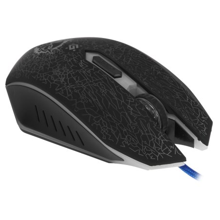 Мышь проводная Defender Shock GM-110L черный, 3200 dpi, USB, кнопки - 6