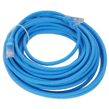 Патч-корд LSZH медный UTP Cablexpert PP30-10M/B кат.5e, 10м, литой, многожильный, синий