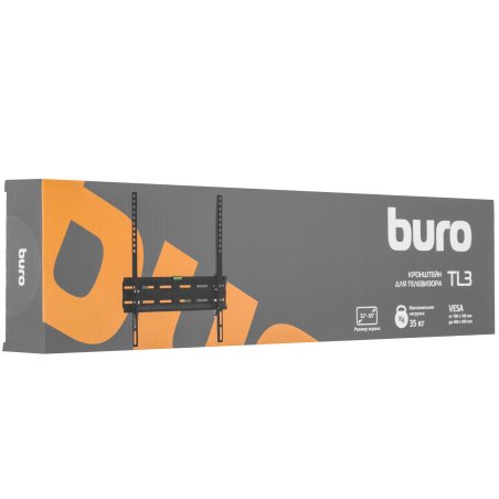 Кронштейн для мониторов ЖК Buro M042 черный 17"-27" макс.8кг настольный поворот и наклон