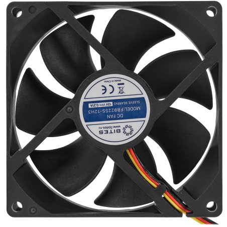 Вентилятор для корпуса 5bites FB9225S-12H3 черный, 92 x 92 мм, 2500 об/мин, 32 дБ, 3 pin