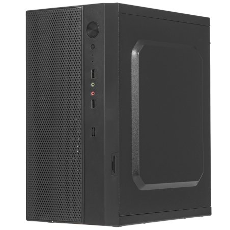 Компьютерный корпус Accord ENTRY ACC-242B черный без БП mATX 2xUSB 2.0 audio