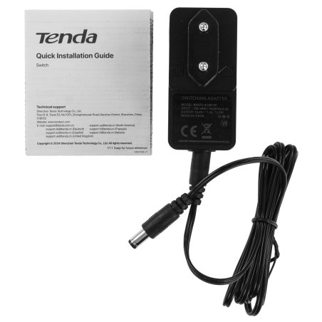 Коммутатор неуправляемый Tenda SM108, 8 портов, 8x2,5Gbит/с, настольный, пластиковый корпус