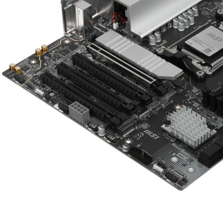 Материнская плата MSI PRO B850M-P WIFI, AM5, AMD B850, 4xDDR5, 4xSATA, 3xM.2, 1xPCIe 5.0 x16, 1xPCIe 4.0 x4, 2xPCIe 3.0 x1, 1xHDMI, 2xUSB-C 10Gbps, 1xUSB-A 5Gbps, 1xUSB-A 10Gbps, 4xUSB-A 2.0, 2x3.5 мм, S/PDIF, 1x5Gb LAN, Wi-Fi 7, Bluetooth 5.4, 7.1, mATX