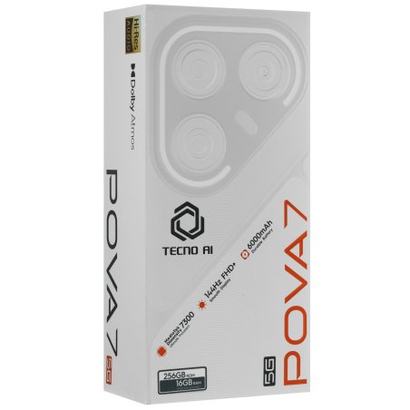 Смартфон Tecno Pova 7 Pro 5G 8/256Gb, бирюзовый