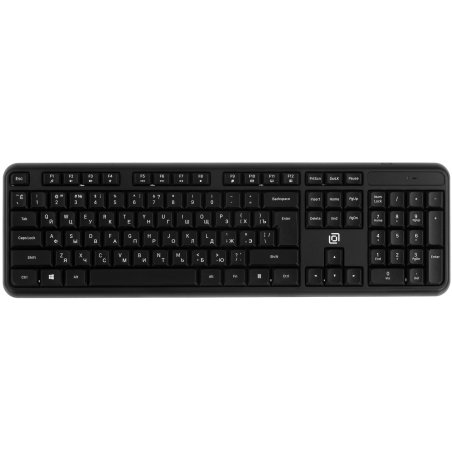 Комплект клавиатура + мышь Оклик S277W клав:черный мышь:черный USB беспроводная Multimedia (2066172)