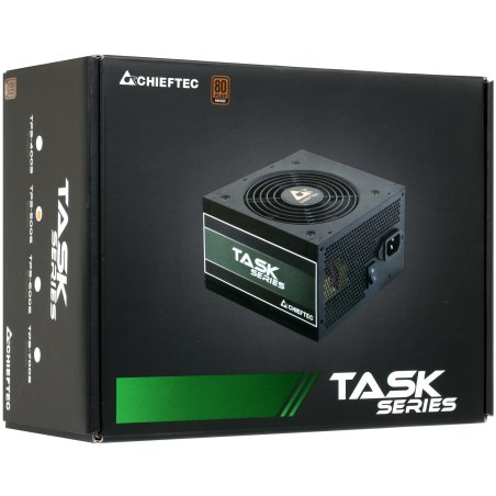 Блок питания Chieftec TPS-500S, 500Вт, 80 PLUS Bronze, 120мм, серый