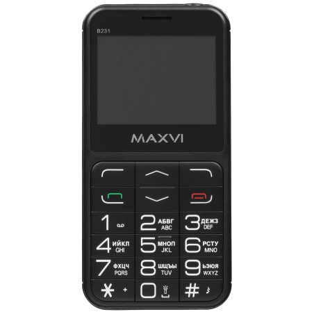 Мобильный телефон Maxvi B231 черный