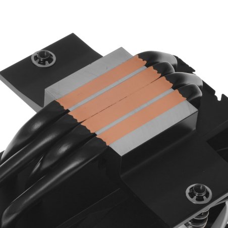 Кулер для процессора DEEPCOOL AG400 BK ARGb черный, 120 мм, алюминий/медь, 2000 об/мин, 31.6 дБ, 4 pin, 220 Вт, 150 мм