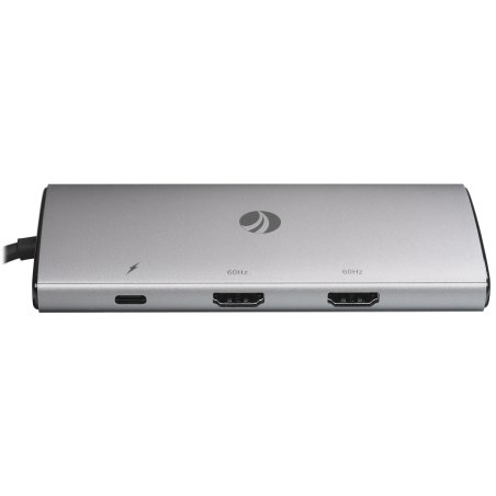 Адаптер TypeC-->PD+2USB-C3.1+2USB-A3.0+2HDMI2.0+RJ45(1Gb)+SD3.0+TF3.0