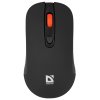 Мышь беспроводная Defender Nexus MS-195 черный, 1600 dpi, радиоканал, USB, кнопки - 4