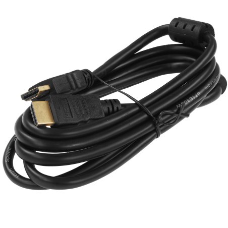 Кабель HDMI Cablexpert CCF2-HDMI4-6, 19M/19M, v2.0, медь, позол.разъемы, экран, 2 фер.кольца, 1,8м, черный, пакет
