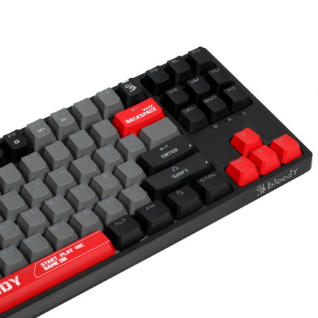 Клавиатура проводная A4Tech Bloody S87 Energy USB черный/красный