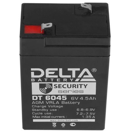 Батарея Delta DT 6045 (6V, 4.5Ah)