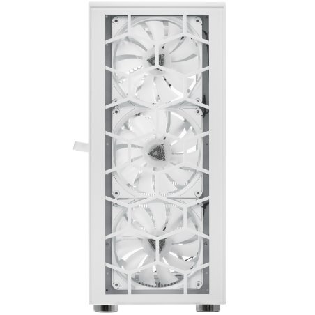 Компьютерный корпус Montech X3 Glass белый без БП ATX 3x140мм 2xUSB2.0 1xUSB3.0 audio bott PSU