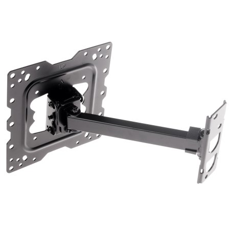 Кронштейн Kromax DIX-17 BLACK (для LED/LCD телевизоров 22"-55", max 30 кг, настенный, 4 ст свободы, наклон ±15°, поворот 180°, от стены 63-300 мм, max VESA 400x400 мм, вращение экрана ±5°, съемная монтажная пластина, кабель-канал, 5 шт/уп.)