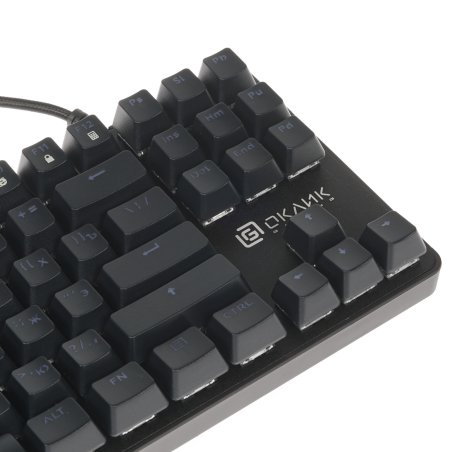 Клавиатура проводная Oklick 969G SHOTGUN, USB, черный