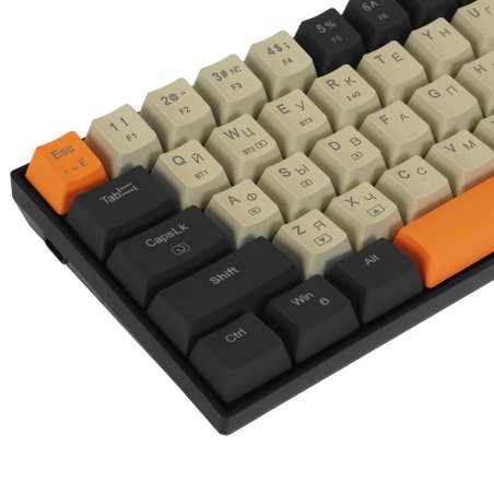 Клавиатура беспроводная Redragon Caraxes Pro, USB, Bluetooth/Радиоканал, черный