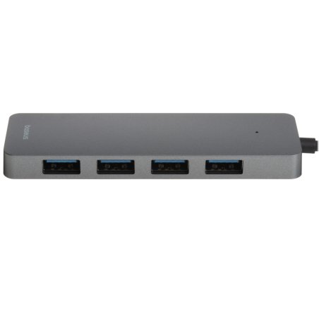 Baseus UltraJoy Series 4-Port HUB Lite 15cm Space Grey USB-A to USB 3.0*4+USB-C 5V, B0005280B811-10